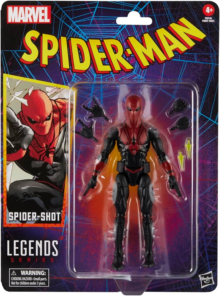 Amazon.com: Marvel Legends Series Spider-Shot, Spider-Man Comics