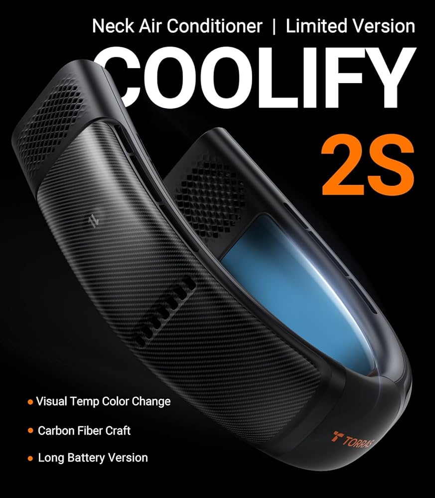 TORRAS COOLIFY 2ネックエアコン.（中古新品.未使用 ） 2025年最新