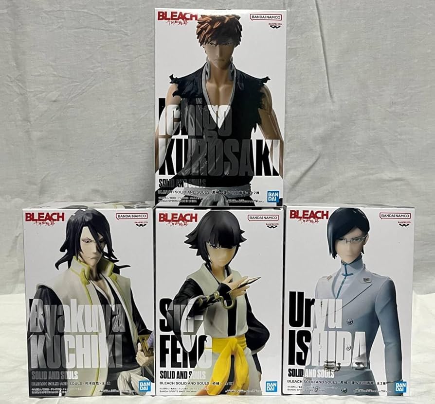 Amazon.co.jp: BLEACH フィギュアSOLID AND SOULS黒崎一護 & 石田雨竜