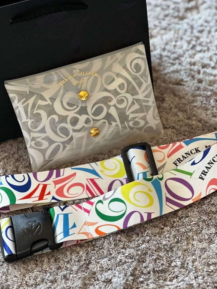 Amazon.co.jp: 羽田空港フランクミュラースーツケースベルト白