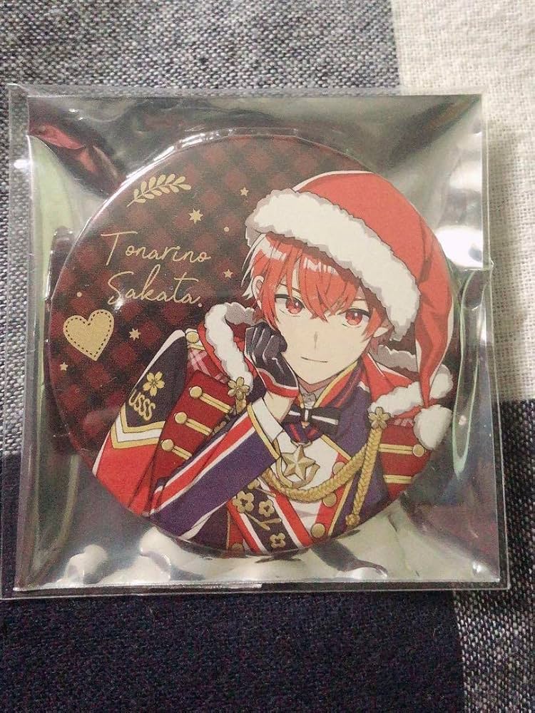 Amazon.co.jp: 浦島坂田船 坂田 となりの坂田 サンタ 缶バッジ : おもちゃ