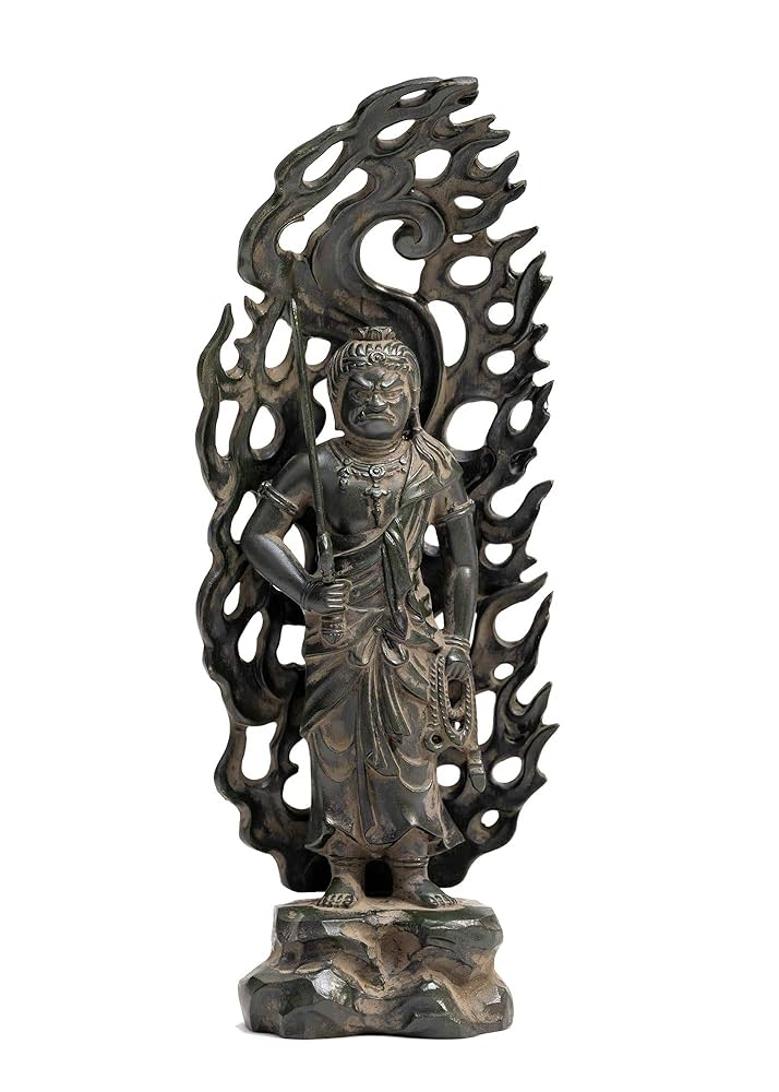 不動明王 仏像 仏師 守護 厄除け 古銅製 旧家藏出 古董 中国清時代 不動