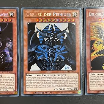 遊戯王 三幻神 オシリスの天空竜 オベリスクの巨神兵 ラーの翼神竜