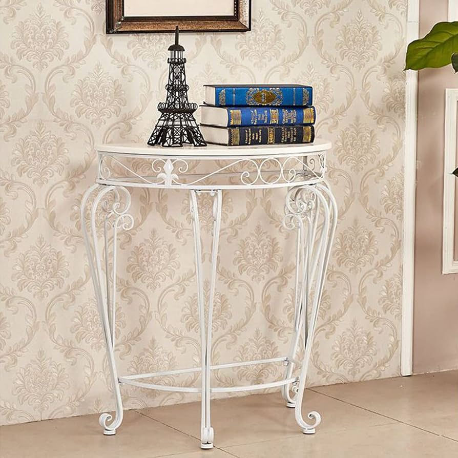 Amazon | アンティーク風 サイドテーブル、70/80/90cm 幅のコンソール