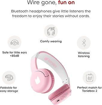 Amazon.com: Tonies Bluetooth Headphones for Toniebox 2 - Cloud