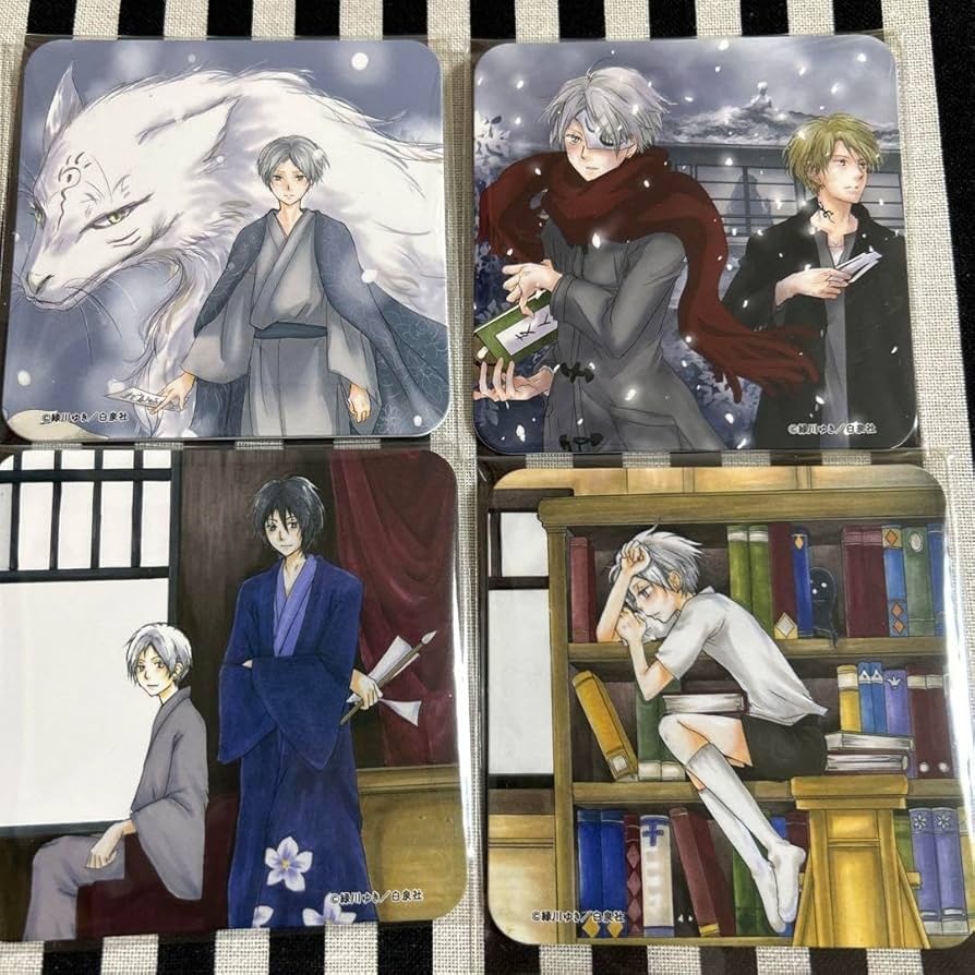 夏目友人帳 20周年 コラボカフェ 特典 コースター 夏目友人帳 20周年