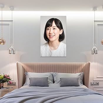Amazon.co.jp: 装飾画 芦田愛菜 ポスター キャンバス絵画 キャンバス