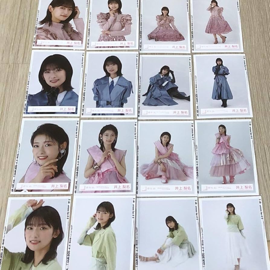 井上梨名 直筆サイン 生写真 3rd YEAR ライブ衣装 櫻坂46