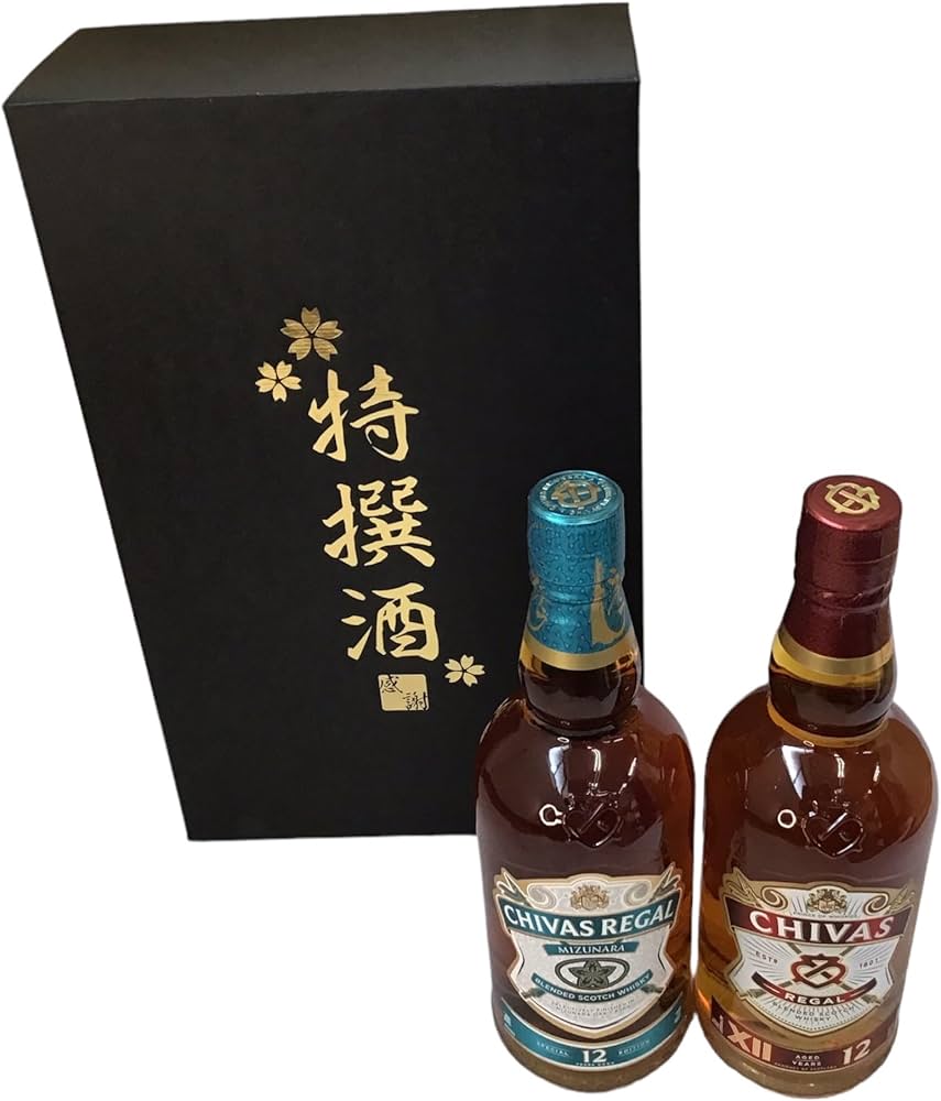 Amazon.co.jp: 特撰酒箱入りシーバスリーガル ミズナラ 12年 ＋