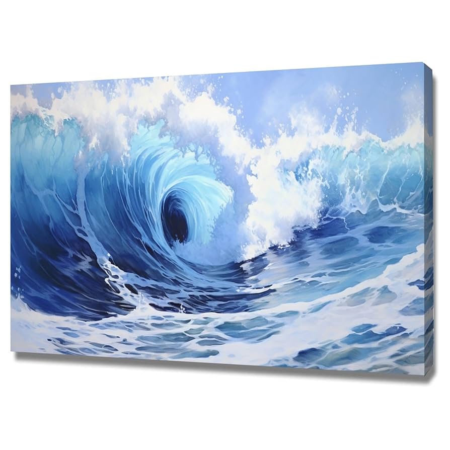 海の風景 テクスチャーアート 海の絵 海 海アート 癒し 風景 原画 海の