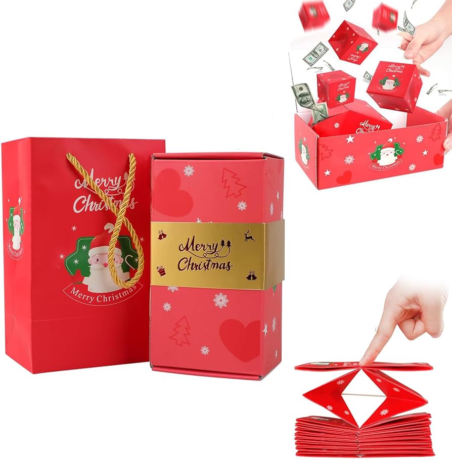 Amazon.com: Gocikiko Surprise Gift Box Explosion for Money,Pop-Up
