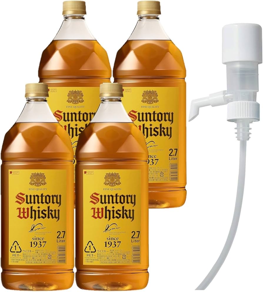 Amazon.co.jp: サントリーマーケティング 角瓶 2700ml×4本 ＆ ワン