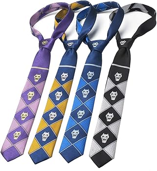 Amazon | ジョジョの奇妙な冒険 吉良吉影 ネクタイ 4色 (紫