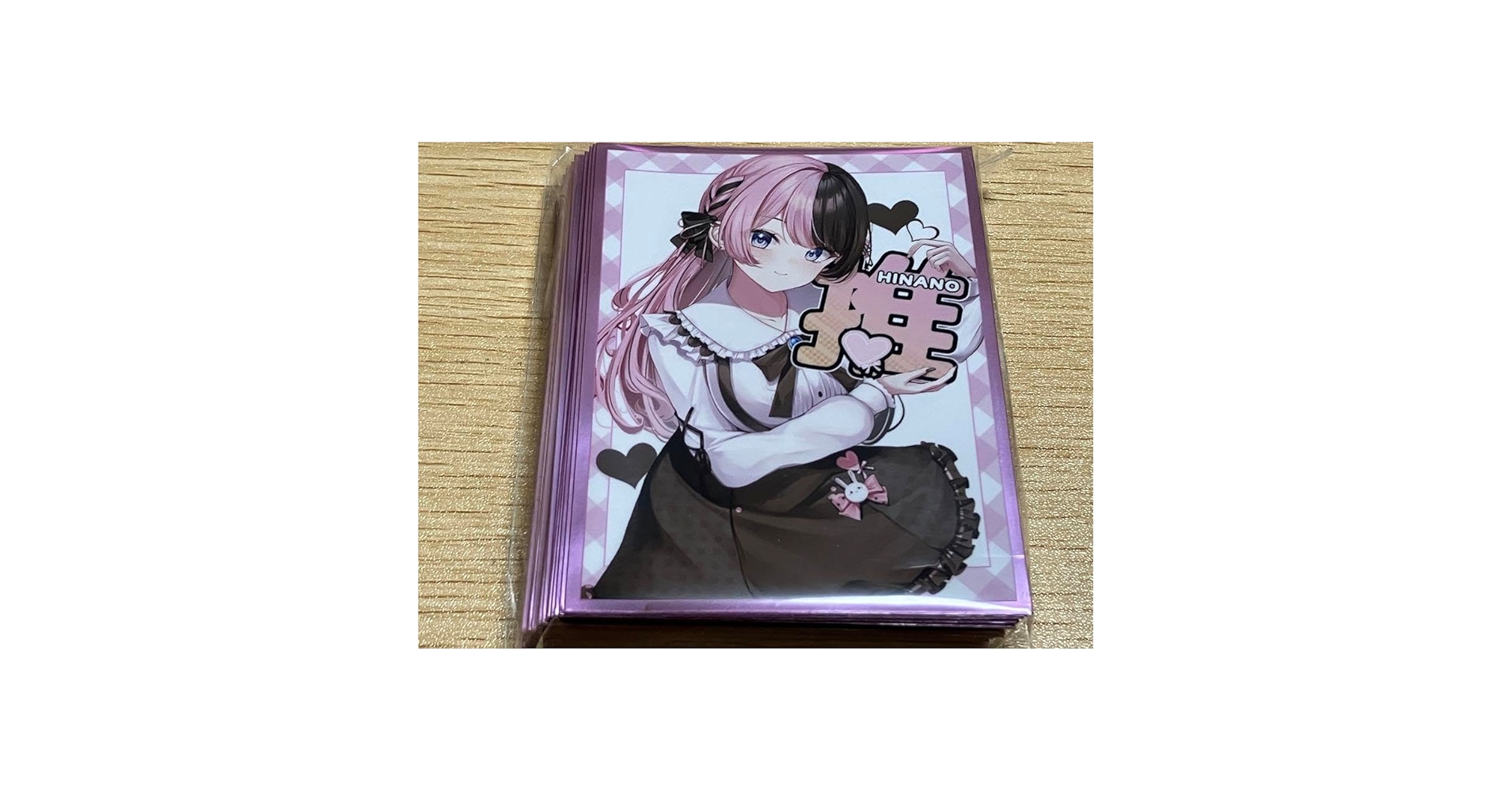 白詰草 ぶいすぽ スリーブ プレイマット 推し 如月れん 白詰草 ぶいす