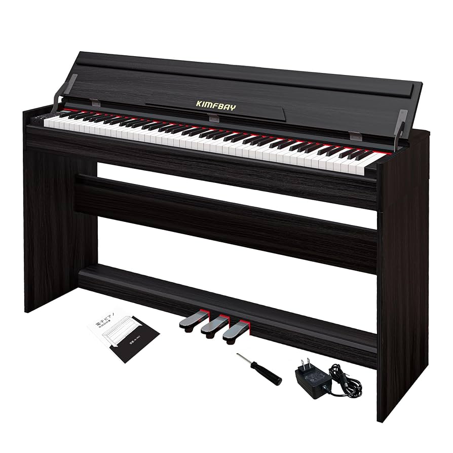 電子ピアノ 88鍵盤 ピアノ ペダル付き 木製 電子 ピアノ ポータブル