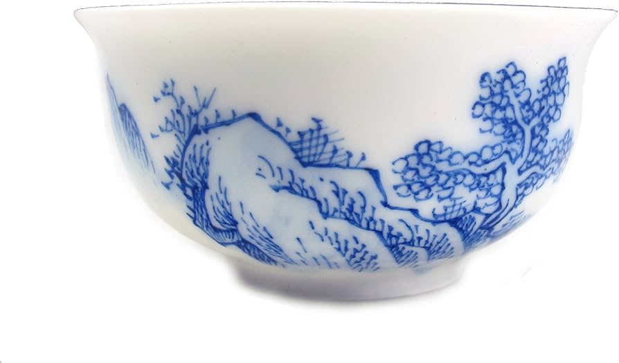 閑】景徳鎮製 在銘 粉彩色絵『山水風景漢詩文』花瓶 飾