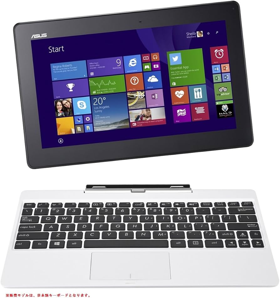 Amazon.co.jp: ASUS 2in1ノートブック T100TA / ホワイト (WIN8.1
