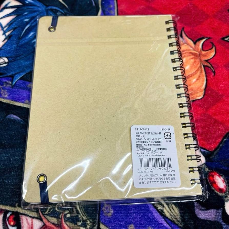 矢沢あい展 NANAロルバーン ポケット付メモ Lサイズ 矢沢あい展 NANA