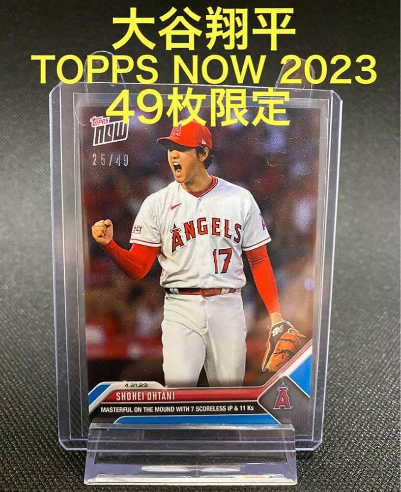 49枚限定 2021 Topps Now #137 Shohei Ohtani Blue Parallel Card /49