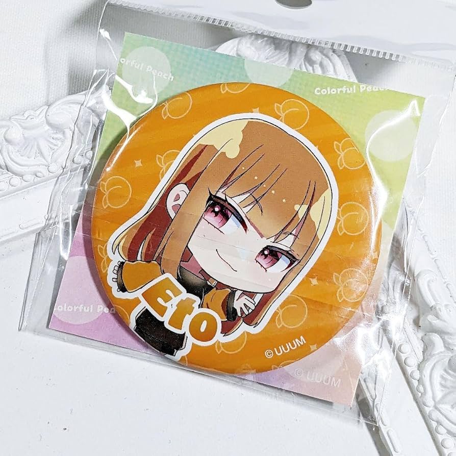 Amazon.co.jp: カラフルピーチ からぴち 缶バッジ えと z4 : おもちゃ