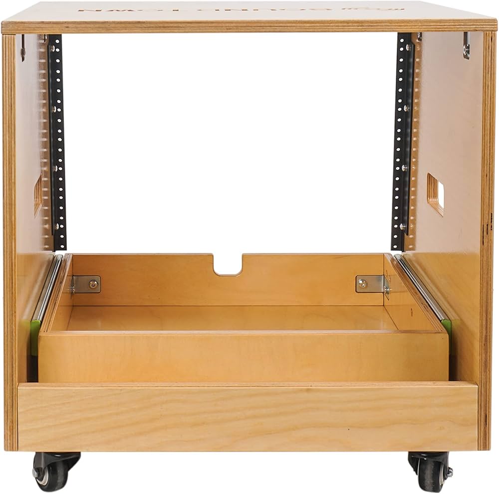 Amazon.co.jp: Sound Town 8U DIY 斜めのスタジオラック 8Uラック