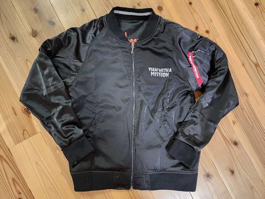 MAN WITH A MISSION スカジャン ネイビー Mサイズ MAN WITH A MISSION