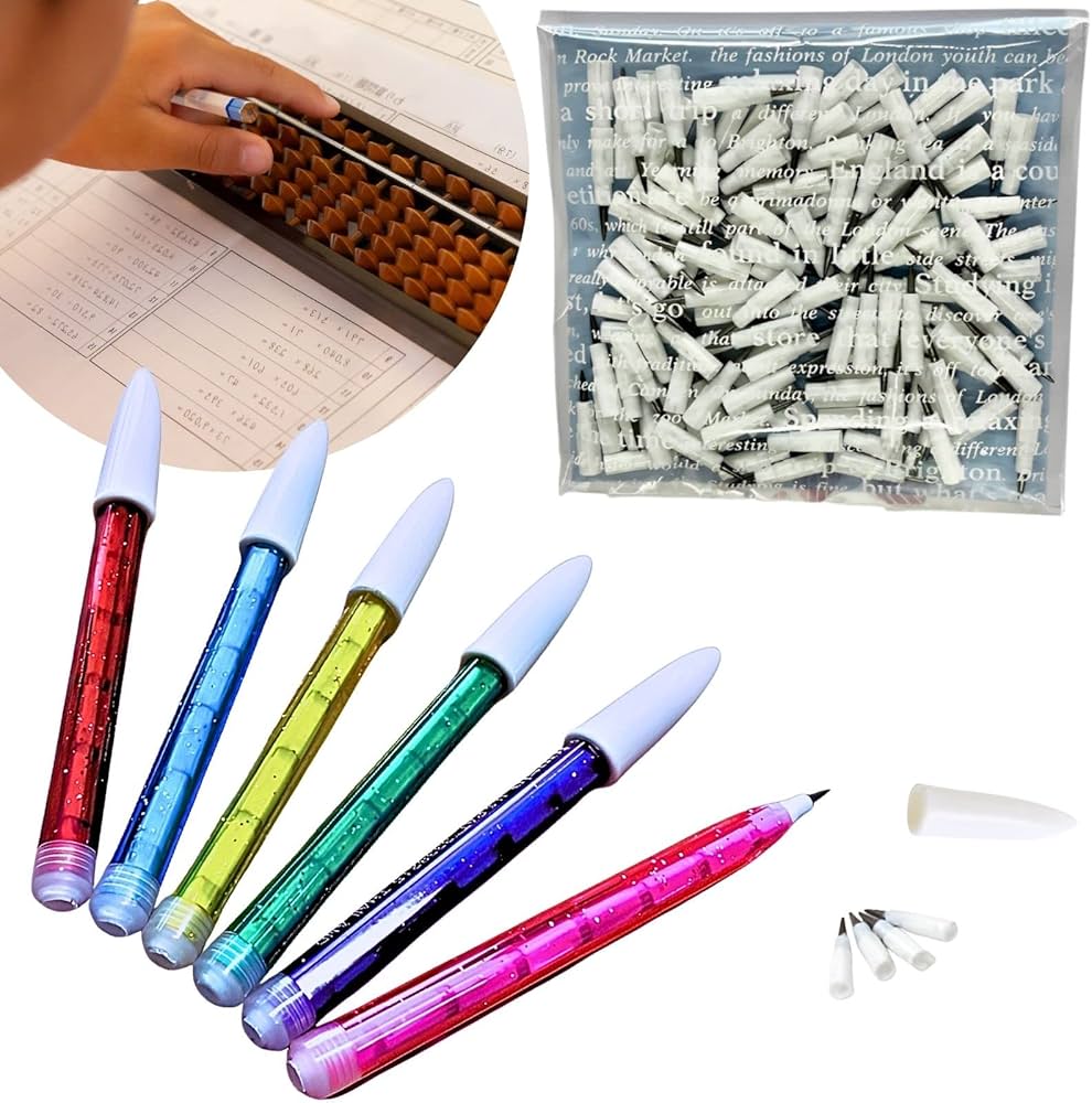 Amazon | Oiwells そろばん ロケット鉛筆 ミニ えんぴつ 景品用 子供