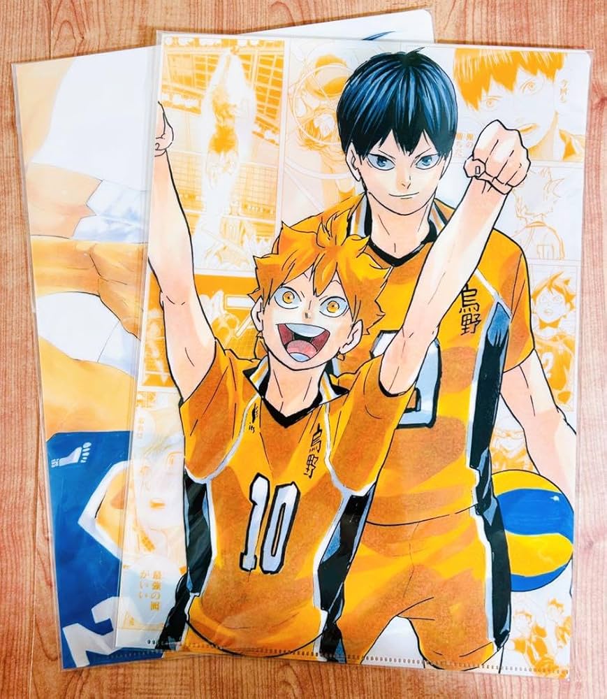 Amazon.co.jp: ハイキュー!! 原作 クリアファイル 日向翔陽 影山飛雄 2