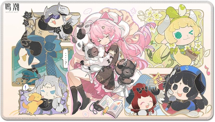 Amazon.co.jp: 鳴潮 マウスパッド 40cm*70cm ラバーマット デスク