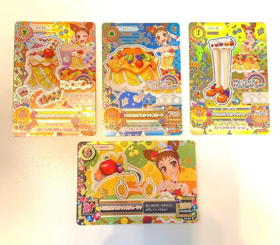 美品】アイカツ 初期排出版＆プロモ版 トロピカルバスケットコーデ