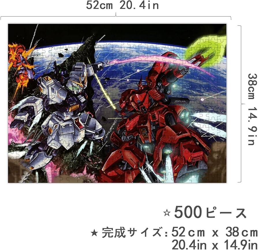 RX-93 ガンダム CONCENTRATION 500P 光るジグソーパズル Amazon