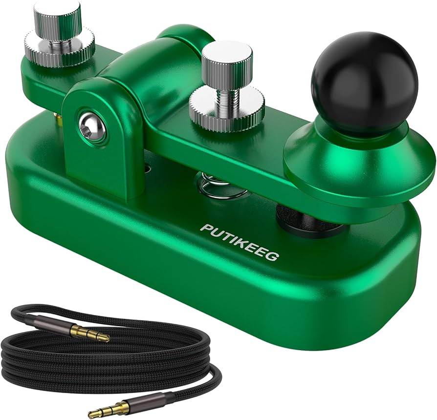 CQOHM CW-ONE モールス通信パドル + オリジナルケースセット 電鍵