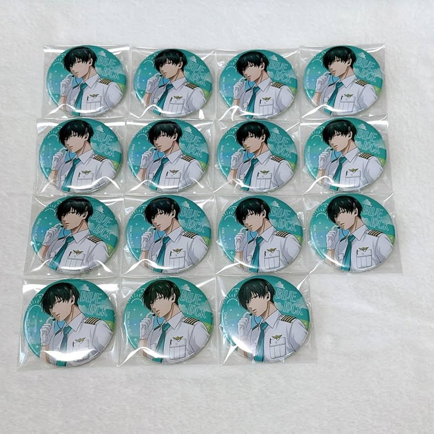 ブルーロック カラースーツ 缶バッジ 糸師 凛 80個 糸師凛 カラー