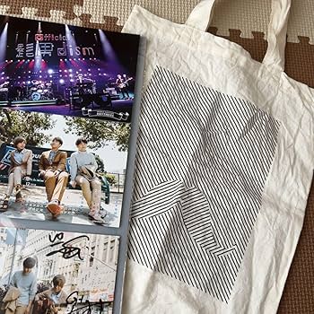 Amazon.co.jp: 髭男 サイン ヒゲダン 髭ダン グッズ トートバッグ