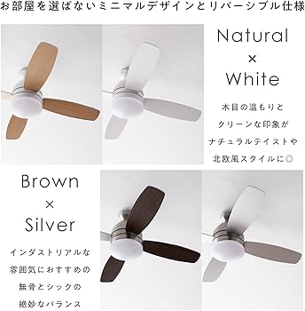 Amazon | VENTOTA シーリングファンライト リモコン付 省エネ 空気循環