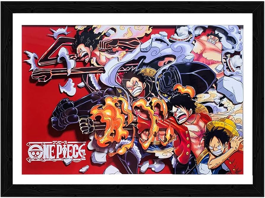 Amazon.co.jp: AooCare ONE PIECE ワンピース 画 周辺 グッズ 立体絵