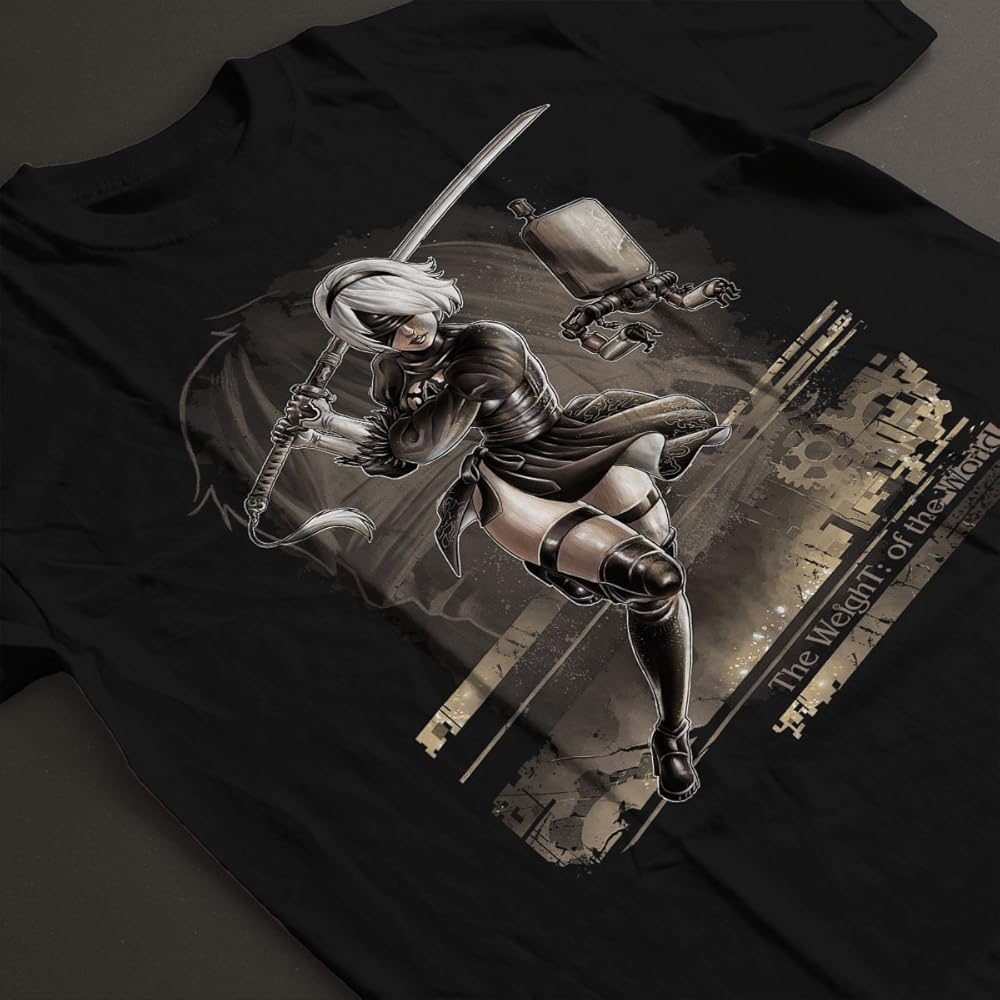 アボット奥谷/NieR:Automata Long Sleeve T-shirt Live Action Art