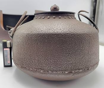 からかね面取風炉釜 一式 箱なし ※少し汚れあり Amazon.co.jp:
