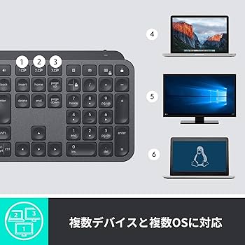 Amazon.co.jp: ロジクール アドバンスド ワイヤレスキーボード KX800