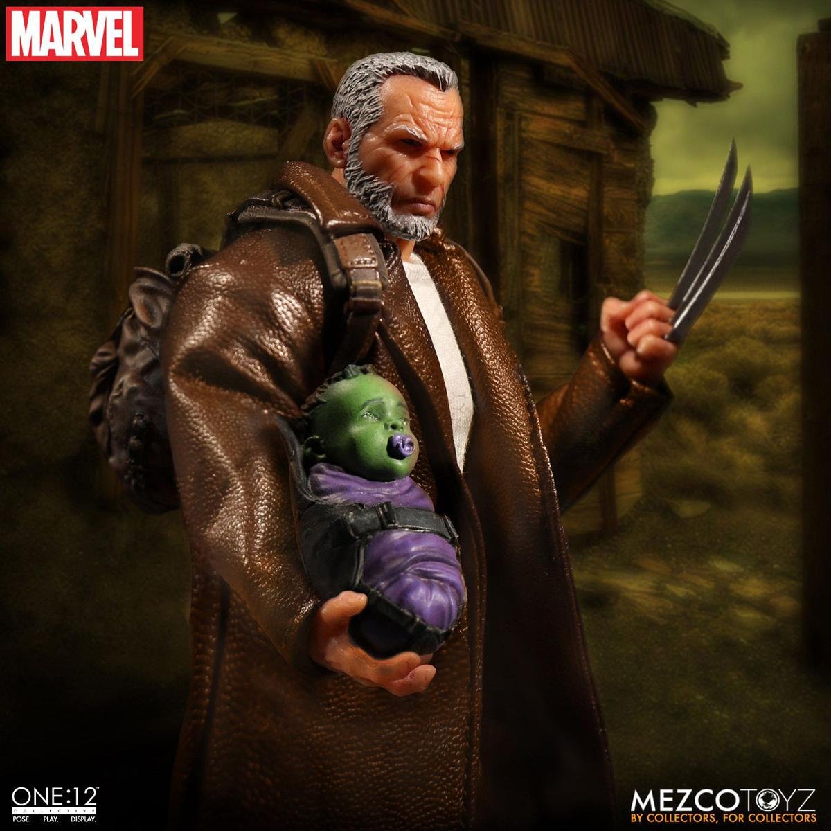 Amazon.com: Mezco Old Man Logan 1:12 Collective Marvel Action