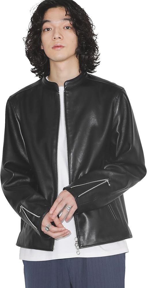 Amazon.co.jp: [ナノ・ユニバース] バンドカラーレザーシングル