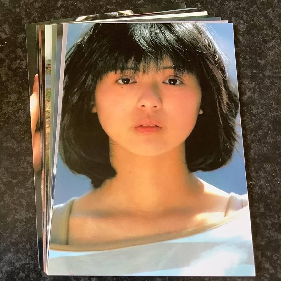 薬師丸ひろ子当時物ビニール財布ピンク