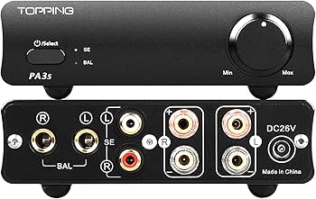Amazon.com: Topping PA3S Power Amplifier MA12070*2 Class D Fully