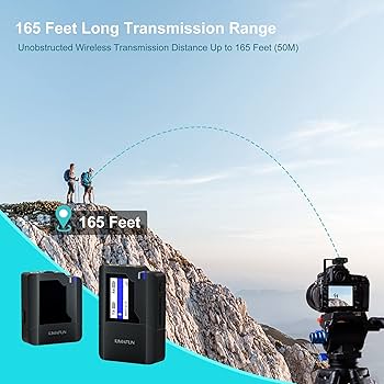 Amazon | ピンマイクワイヤレス KIMAFUN2.4Gワイヤレスマイク 無線ラべ