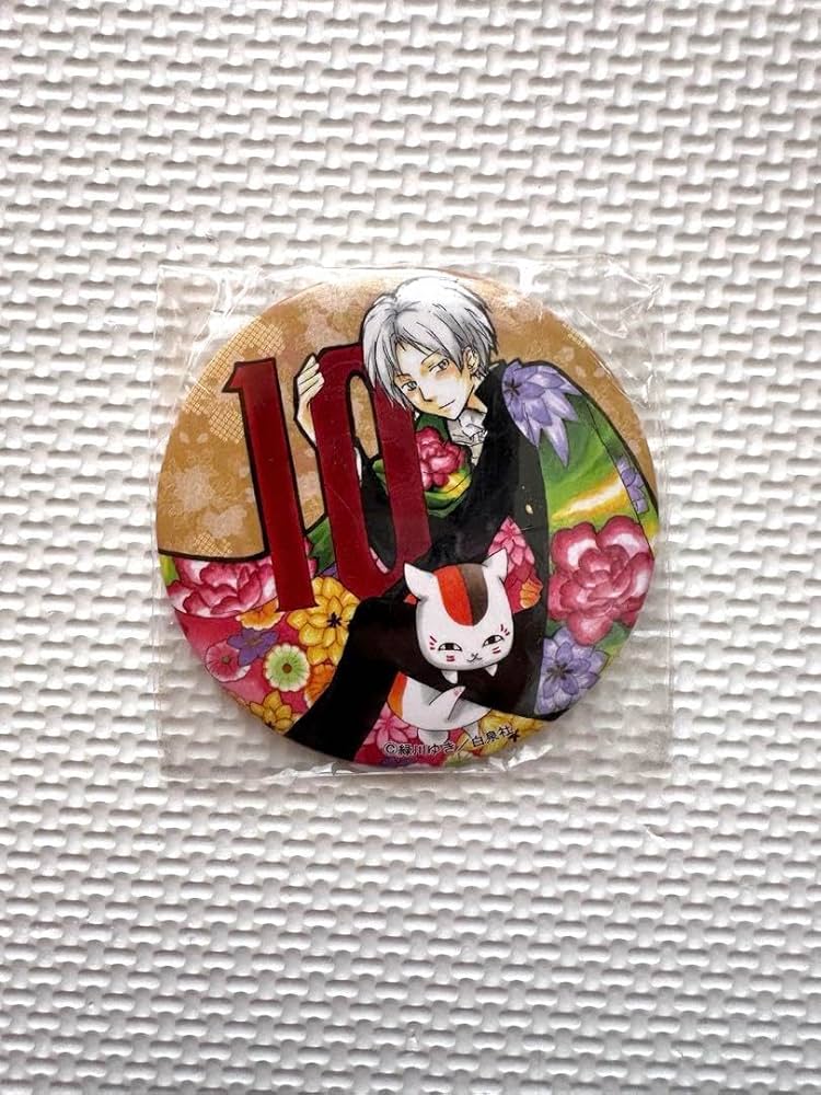夏目友人帳 10周年 缶バッジ 夏目 貴志