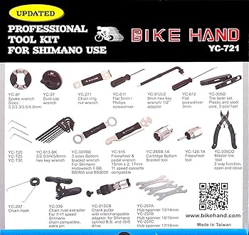 Amazon | バイクハンド ツールキット for shimano YC-721 | バイク