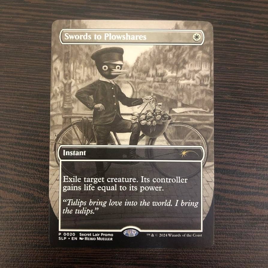 剣を鍬に MTG FF プロモ MTG x FINAL FANTASY・プロモ】 ・《剣を鍬に