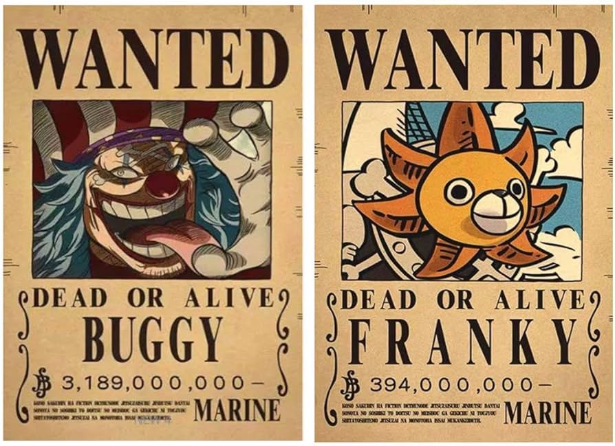 ONE PIECE ワンピース特大ポスター手配書非売品