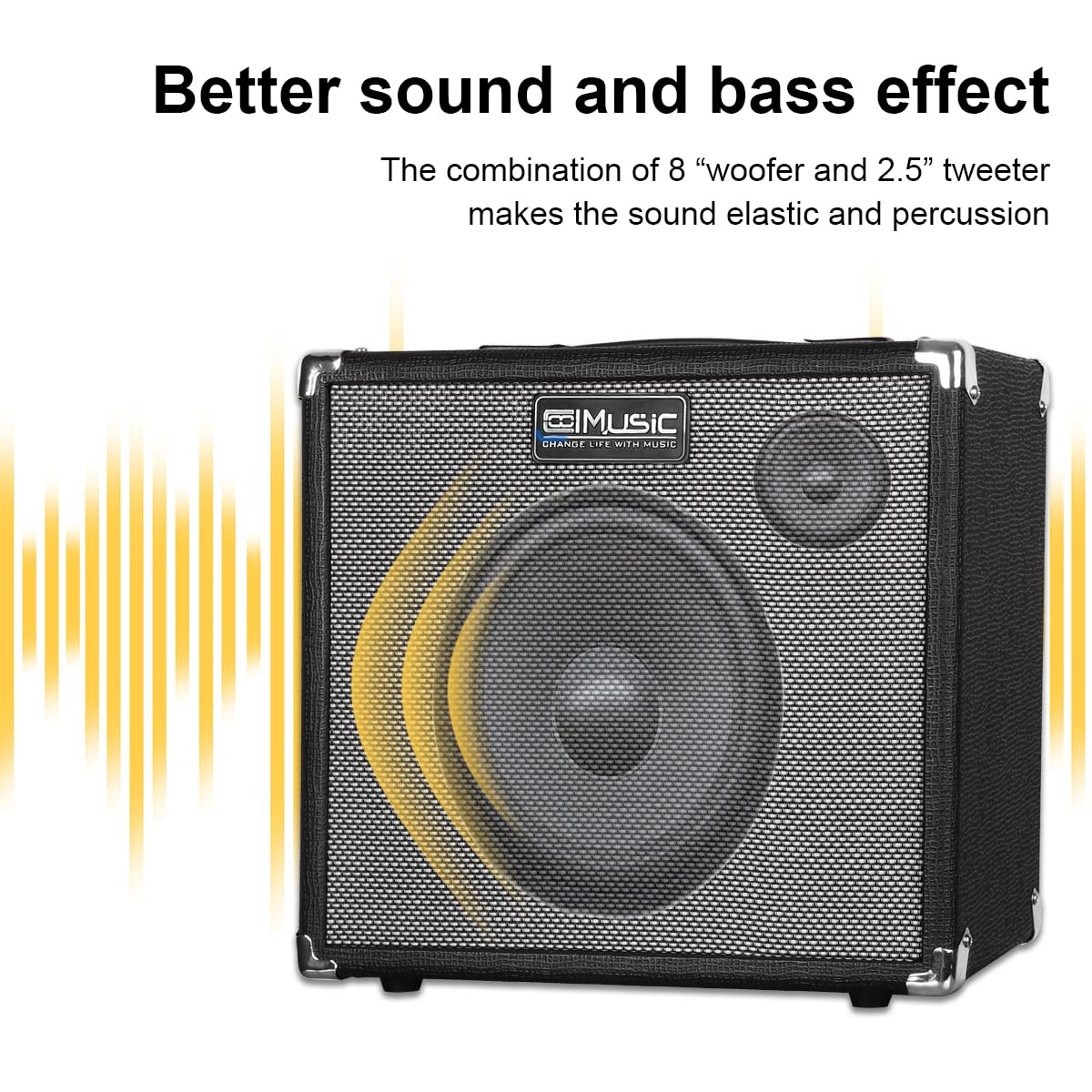 Amazon.co.jp: Coolmusic TS112 ベースギターアンプ 30W エレキギター