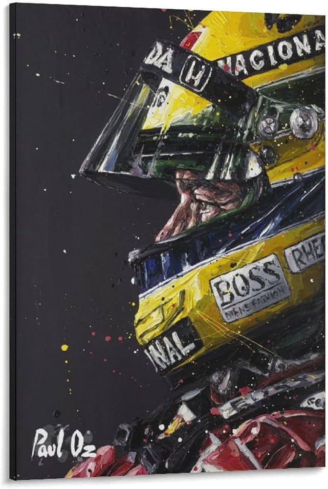 アイルトン セナ リトグラフ(フォトプリント) アイルトンセナ絵画